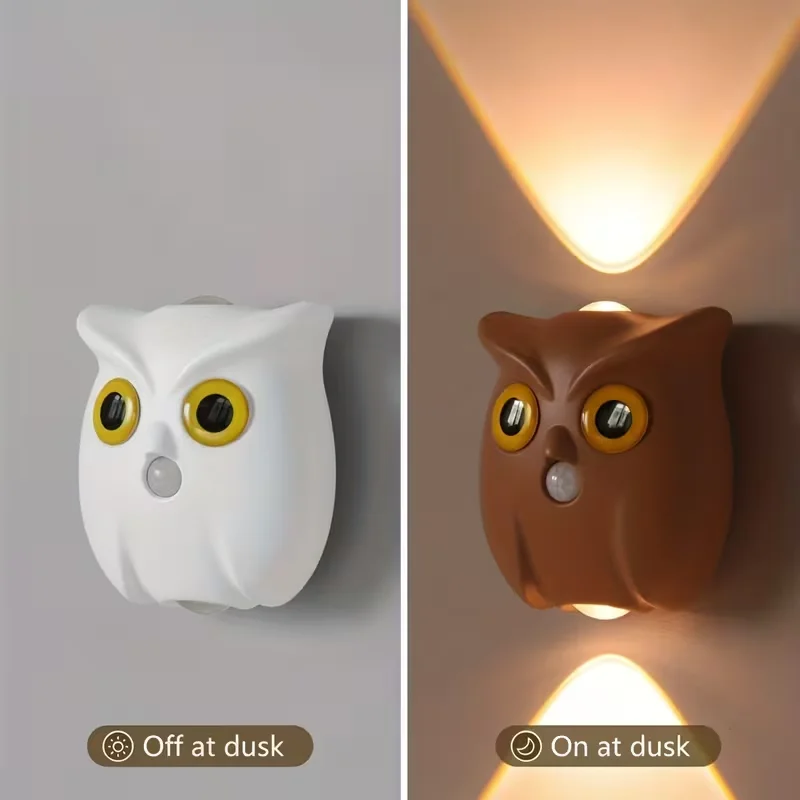 Owl RGB Night Light Motion & Light Sensor Magnetic Wall Lamp Stepless Dimming USB Rechargeable Hallway Corridor Bedroom Stairway
Owl RGB Night Light Motion & Light Sensor Magnetic Wall Lamp Stepless Dimming USB Rechargeable Hallway Corridor Bedroom Stairway