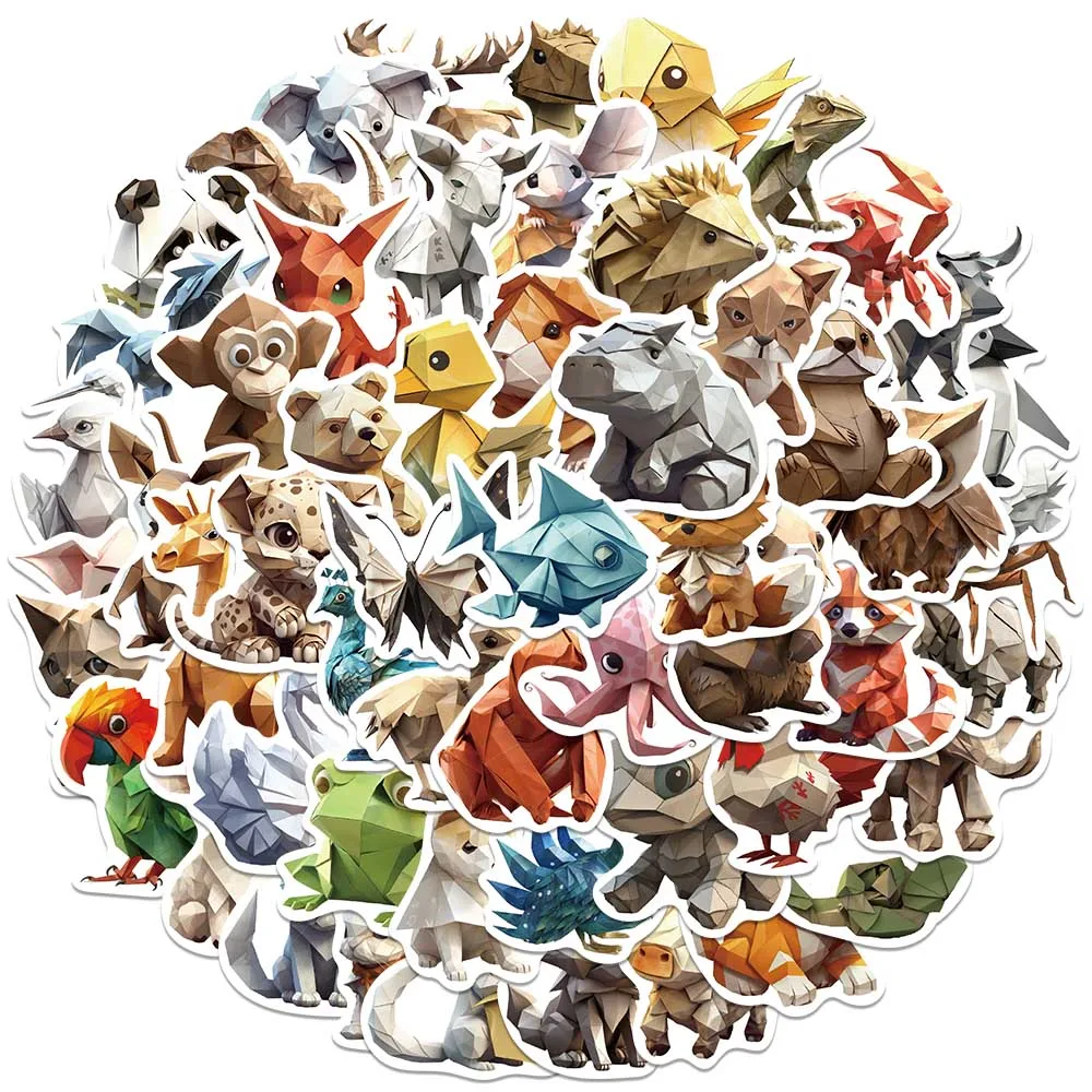 58pcs Cute Kids Decals Funny Cartoon Origami Animals Stickers For Laptop Water Bottle Luggage Notebook Waterproof Graffiti
58pcs Cute Kids Decals Funny Cartoon Origami Animals Stickers For Laptop Water Bottle Luggage Notebook Waterproof Graffiti