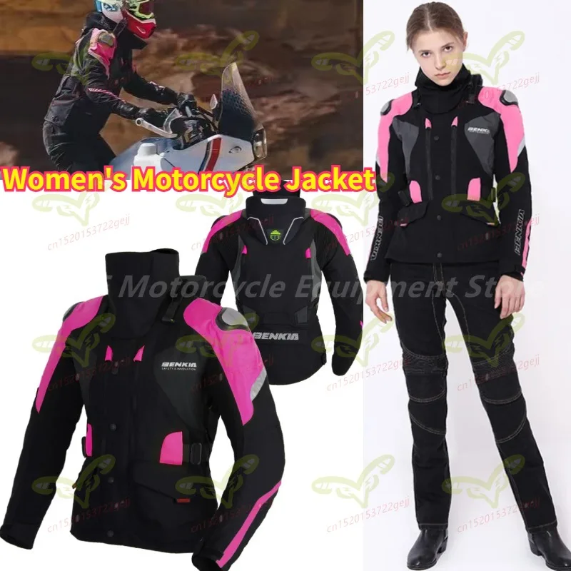 Motorcycle Womens Cycling Clothes Are Waterproof Warm Anti Fall Breathable Wear-resistant and Made of Reflective Fabric At Night
Motorcycle Womens Cycling Clothes Are Waterproof Warm Anti Fall Breathable Wear-resistant and Made of Reflective Fabric At Night