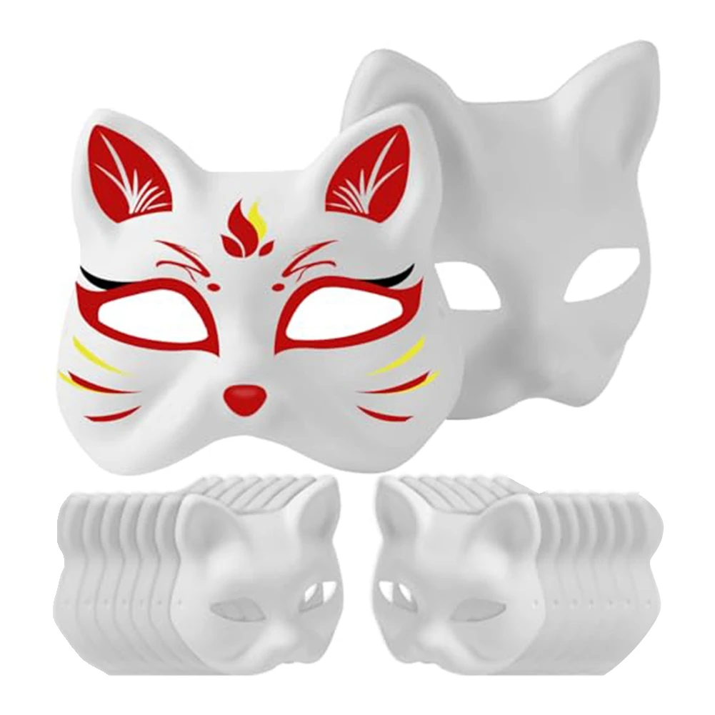 Get! Paper Mache Animal Masks, White Blank Cat Mask for Cosplay Theater Halloween Classroom Art Cat
Get! Paper Mache Animal Masks, White Blank Cat Mask for Cosplay Theater Halloween Classroom Art Cat
