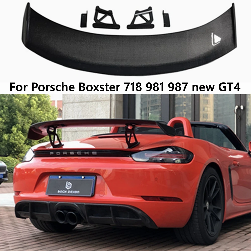 For Porsche Boxster Cayman 718 981 987 new GT4 Carbon Fiber rear boot Wing Spoiler Rear Roof Spoiler Wing Trunk Lip Boot Cover
For Porsche Boxster Cayman 718 981 987 new GT4 Carbon Fiber rear boot Wing Spoiler Rear Roof Spoiler Wing Trunk Lip Boot Cover