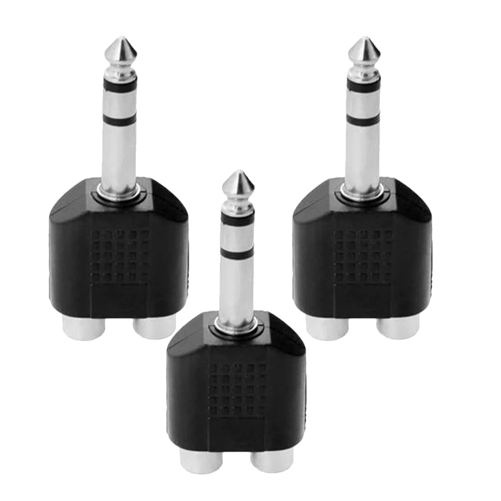 3pcs Audio to Dual RCA Audio Durable To Rca Cable Connectors Speaker Y Splitter for Guitar Speaker Y Splitter
3pcs Audio to Dual RCA Audio Durable To Rca Cable Connectors Speaker Y Splitter for Guitar Speaker Y Splitter