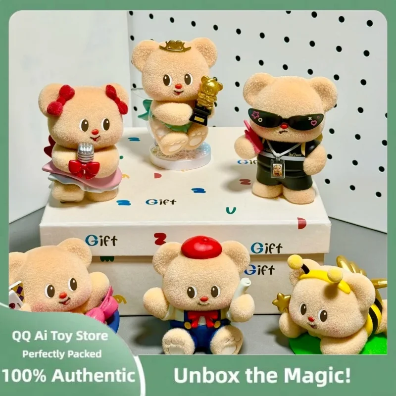 Original Butter Bear Top Team Series Blind Box Figurine Trendy Toy Flocking Doll Ornament Collection Mystery Box Surprise Gift 
Original Butter Bear Top Team Series Blind Box Figurine Trendy Toy Flocking Doll Ornament Collection Mystery Box Surprise Gift