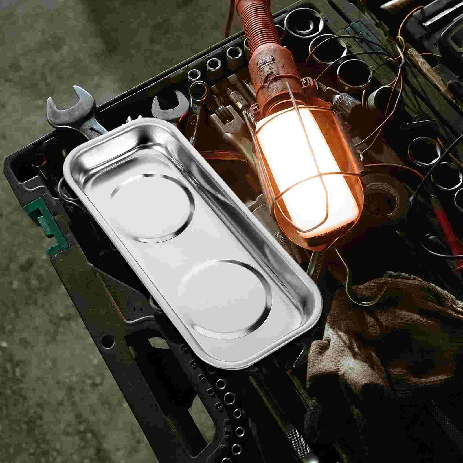 Auto Repair Tool Bowl Magnetic Car Parts Tray Portable Metal Small Stainless Steel
Auto Repair Tool Bowl Magnetic Car Parts Tray Portable Metal Small Stainless Steel