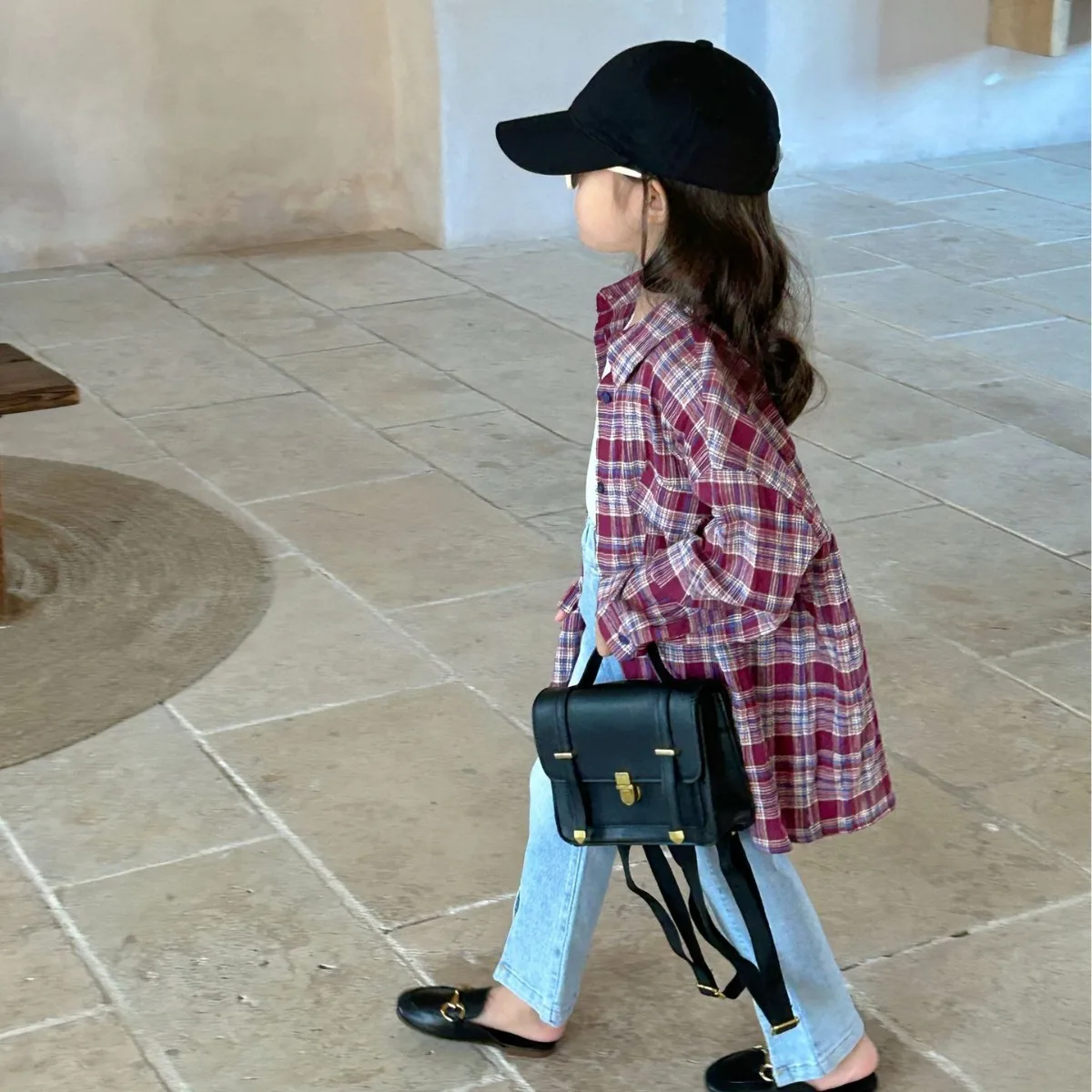 2024 Spring New Children's Clothing Korean Children's Clothing Girls Plaid Shirt Medium and Long Plaid Shirt Foreign Style
2024 Spring New Children's Clothing Korean Children's Clothing Girls Plaid Shirt Medium and Long Plaid Shirt Foreign Style