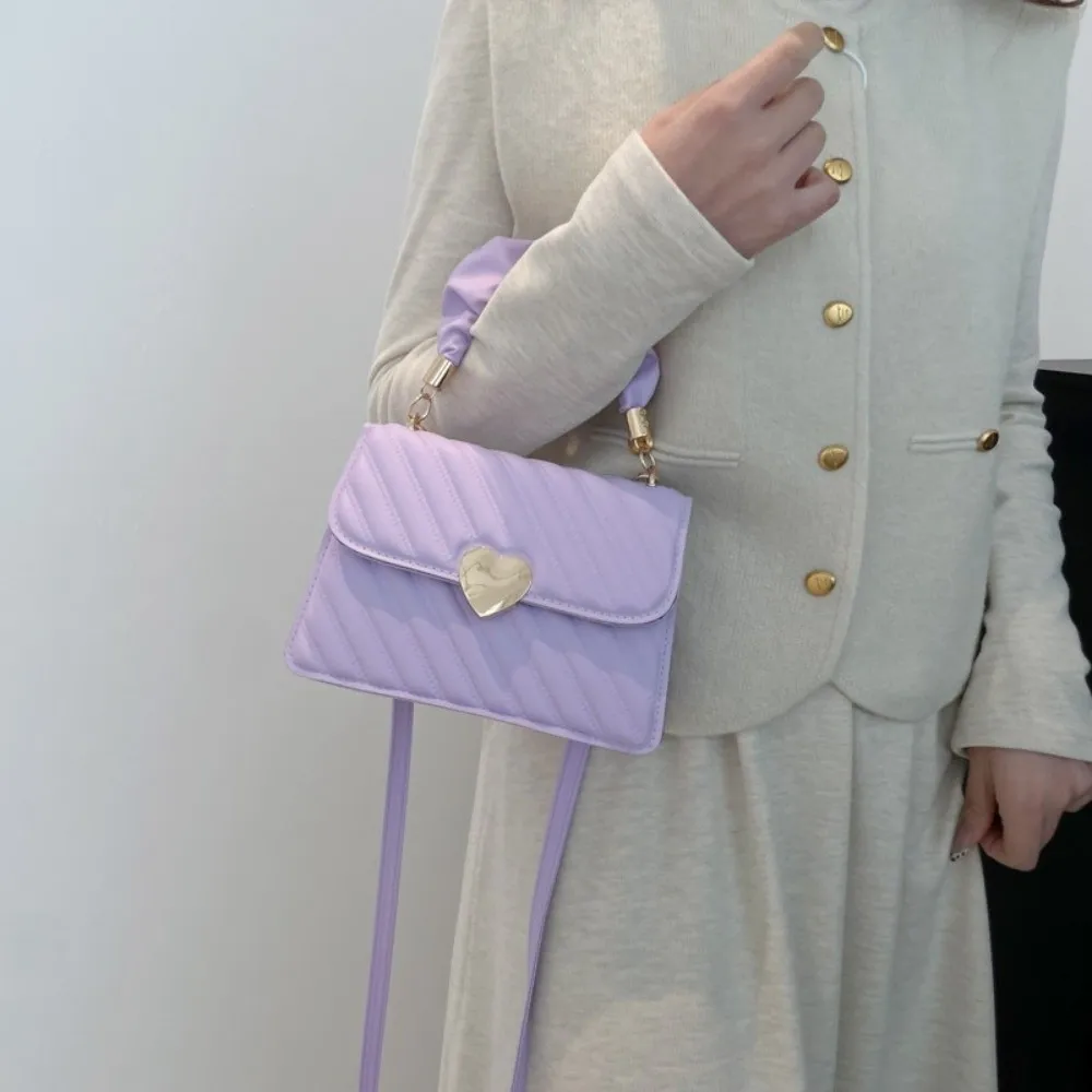 Simple Design Small Square Bag Leather Exquisite Texture Heart Lock Bag Stylish Hand Carrying Mini PU Shoulde Handbag
Simple Design Small Square Bag Leather Exquisite Texture Heart Lock Bag Stylish Hand Carrying Mini PU Shoulde Handbag