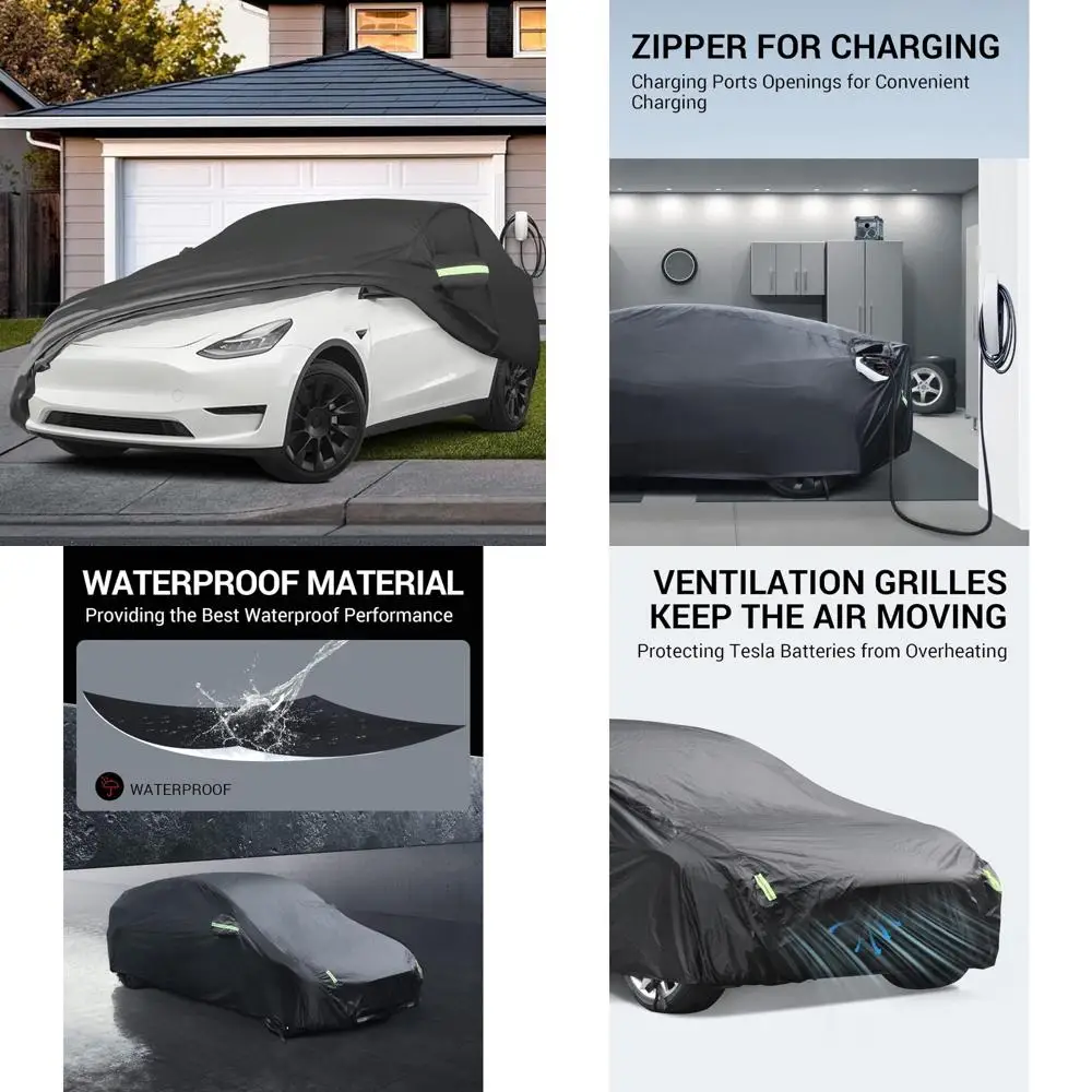Водонепроницаемый уличный автомобильный чехол для Tesla Model Y 2020-2026, УФ-солнце, снег, защита от пыли, полное внешнее покрытие
Водонепроницаемый уличный автомобильный чехол для Tesla Model Y 2020-2026, УФ-солнце, снег, защита от пыли, полное внешнее покрытие
