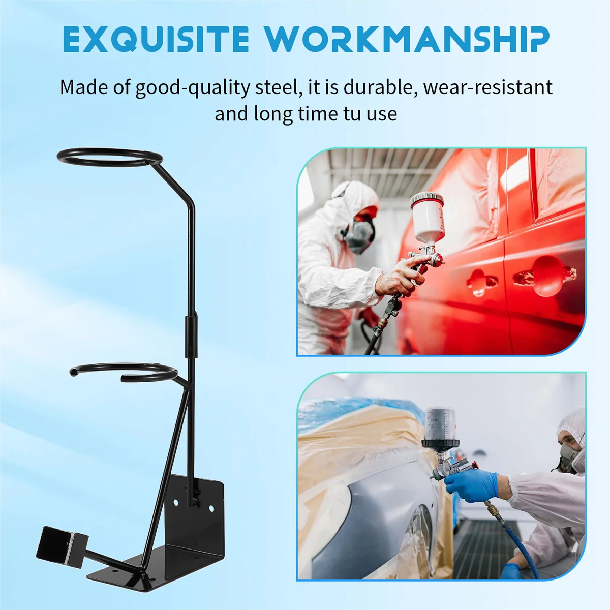 Car Paint Sprayer Stand Bracket Paper Funnel Rack Storage Rack Steel Sprayer Tool Accessories Sprayer Tool Holder
Car Paint Sprayer Stand Bracket Paper Funnel Rack Storage Rack Steel Sprayer Tool Accessories Sprayer Tool Holder