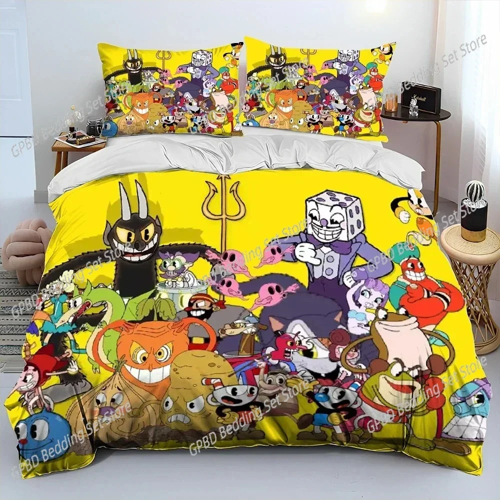 Cuphead and Mugman,Game 3D NEW Duvet Cover Pillowcase Bedding Set Adult Boy Girl Bedroom Decoration Children Single Double Large
Cuphead and Mugman,Game 3D NEW Duvet Cover Pillowcase Bedding Set Adult Boy Girl Bedroom Decoration Children Single Double Large
