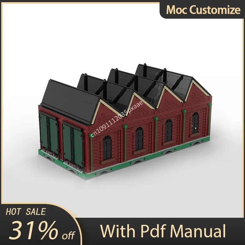 4394pcs Moc 2-Lane Locomotive Shed Modularity Architecture Street View Train Building Blocks DIY Assembly Bricks Toys Kids Gift
4394pcs Moc 2-Lane Locomotive Shed Modularity Architecture Street View Train Building Blocks DIY Assembly Bricks Toys Kids Gift