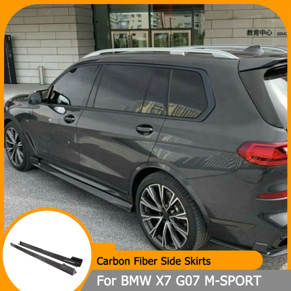 Real Carbon Fiber Side Skirts Extension Lip Panel Fit for BMW X7 G07 M-SPORT 2019-2023 Carbon Fiber / FRP Black
Real Carbon Fiber Side Skirts Extension Lip Panel Fit for BMW X7 G07 M-SPORT 2019-2023 Carbon Fiber / FRP Black