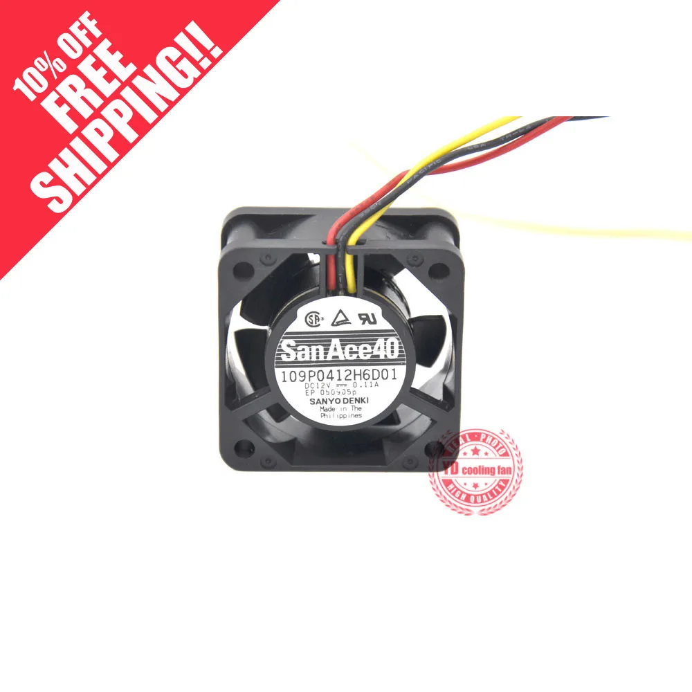 НОВЫЙ SANYO DENKI SAN ACE San Ace40 109P0412H6D01 4020 12 В 0,11 А охлаждающий вентилятор
НОВЫЙ SANYO DENKI SAN ACE San Ace40 109P0412H6D01 4020 12 В 0,11 А охлаждающий вентилятор