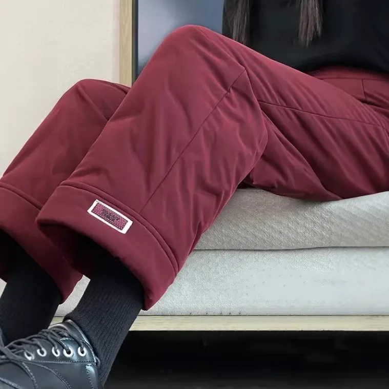 Новые утепленные широкие брюки из хлопка для женщин, на пуху, для носки на улице, теплые, осенне-зимние, 2025
Новые утепленные широкие брюки из хлопка для женщин, на пуху, для носки на улице, теплые, осенне-зимние, 2025