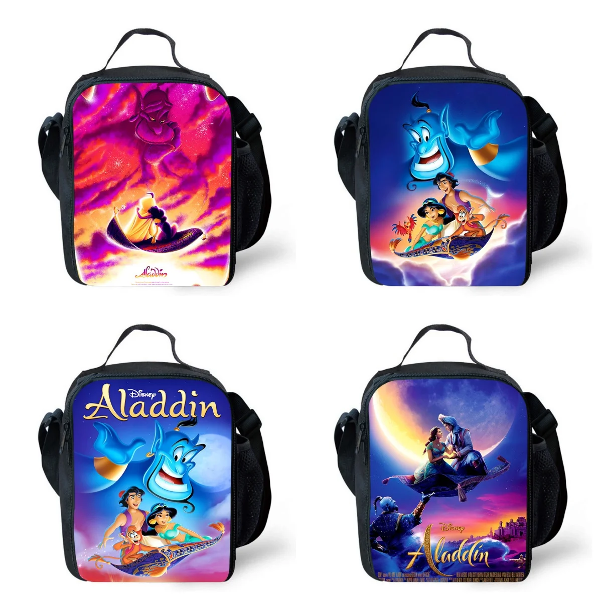 Cartoon Disney Aladdin Picnic Bags for Girls Boys,Lunch bags for Child,Large Kids Insulation Cooler Bags for Aged 4-10 years
Cartoon Disney Aladdin Picnic Bags for Girls Boys,Lunch bags for Child,Large Kids Insulation Cooler Bags for Aged 4-10 years