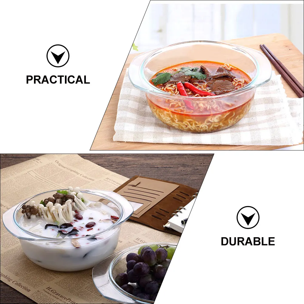 1Pcs Clear Tempered Glass Soup Bowl Heat-Resistant Microwave Oven Safe 1L Glass Bowl Microwave Oven Soup Pot Heat-Resistant
1Pcs Clear Tempered Glass Soup Bowl Heat-Resistant Microwave Oven Safe 1L Glass Bowl Microwave Oven Soup Pot Heat-Resistant