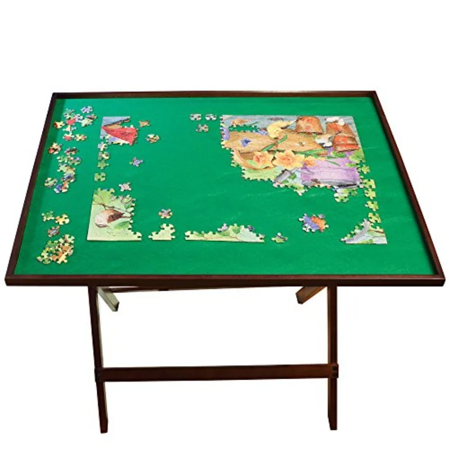 Portable Puzzle Board - Compact Folding Puzzle Table with Large Puzzling Area for 1500 Piece Jigsaw Puzzles, Attractive Wood, S
Portable Puzzle Board - Compact Folding Puzzle Table with Large Puzzling Area for 1500 Piece Jigsaw Puzzles, Attractive Wood, S