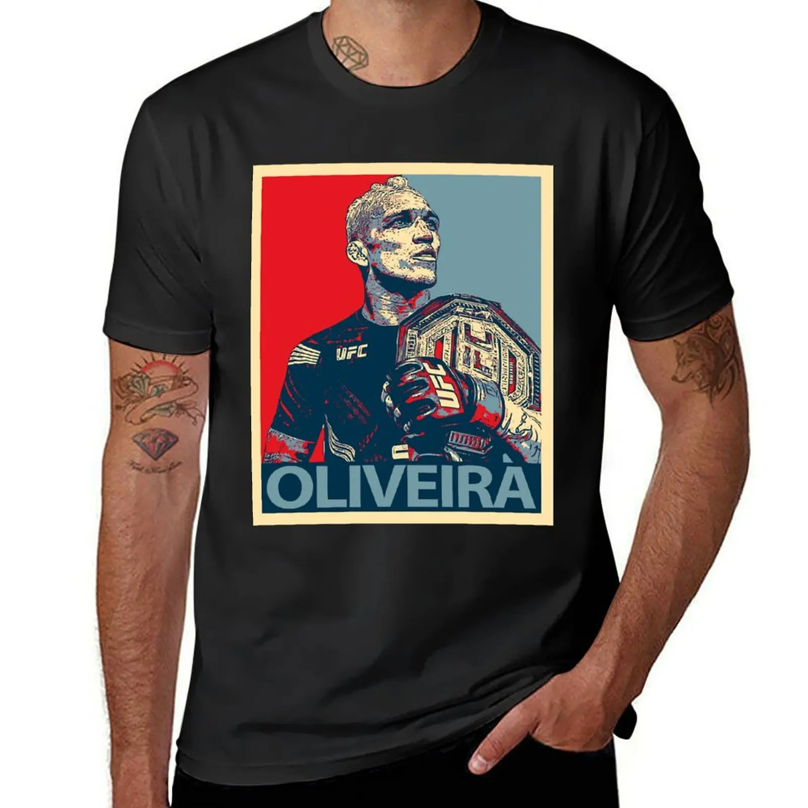 Charles Oliveira T-Shirt vintage clothes summer top blanks oversized men t shirts
Charles Oliveira T-Shirt vintage clothes summer top blanks oversized men t shirts