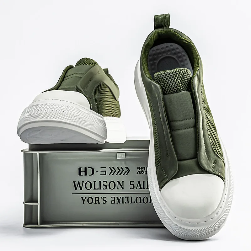 Men's Summer 2026 Trendy Casual Sports Shoes Mesh Breathable Non-Slip Work Board Shoes Versatile Comfortable
Men's Summer 2026 Trendy Casual Sports Shoes Mesh Breathable Non-Slip Work Board Shoes Versatile Comfortable