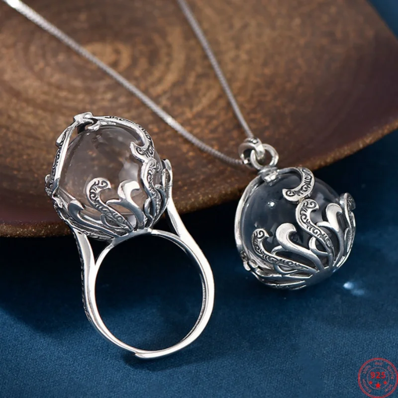 S925 Sterling Silver Pendants for Women New Fashion Hollow Eternal Rattan Pattern Inlaid White Crystal Rings Jewelry
S925 Sterling Silver Pendants for Women New Fashion Hollow Eternal Rattan Pattern Inlaid White Crystal Rings Jewelry