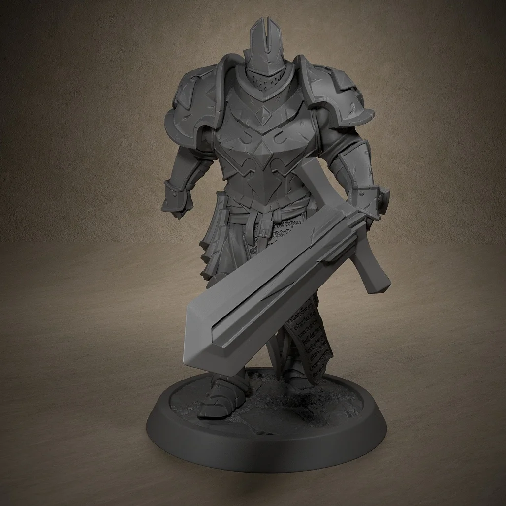 Templar Sword Walk Miniature Models Dungeons and Dragons 3D Printing Resin Unpainted Tabletop Miniatures Suitable for Pathfinder
Templar Sword Walk Miniature Models Dungeons and Dragons 3D Printing Resin Unpainted Tabletop Miniatures Suitable for Pathfinder