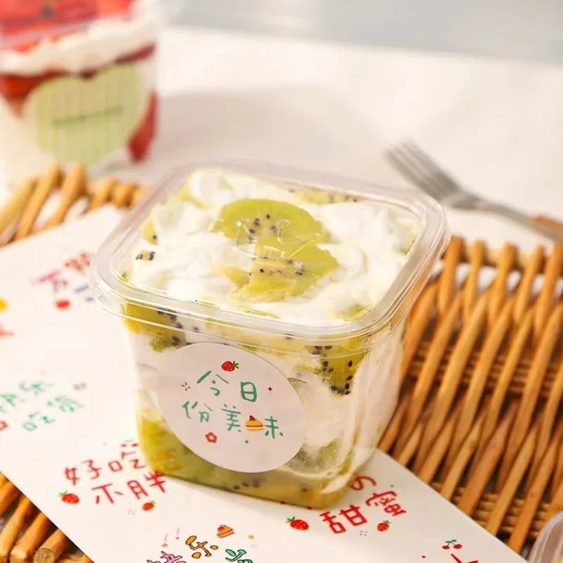 100PCS Mousse Cups with Lid - Square Disposable PET Dessert Cups for Pudding, Ice Cream Mousse - Plastic Cake Boxes Party Favors
100PCS Mousse Cups with Lid - Square Disposable PET Dessert Cups for Pudding, Ice Cream Mousse - Plastic Cake Boxes Party Favors