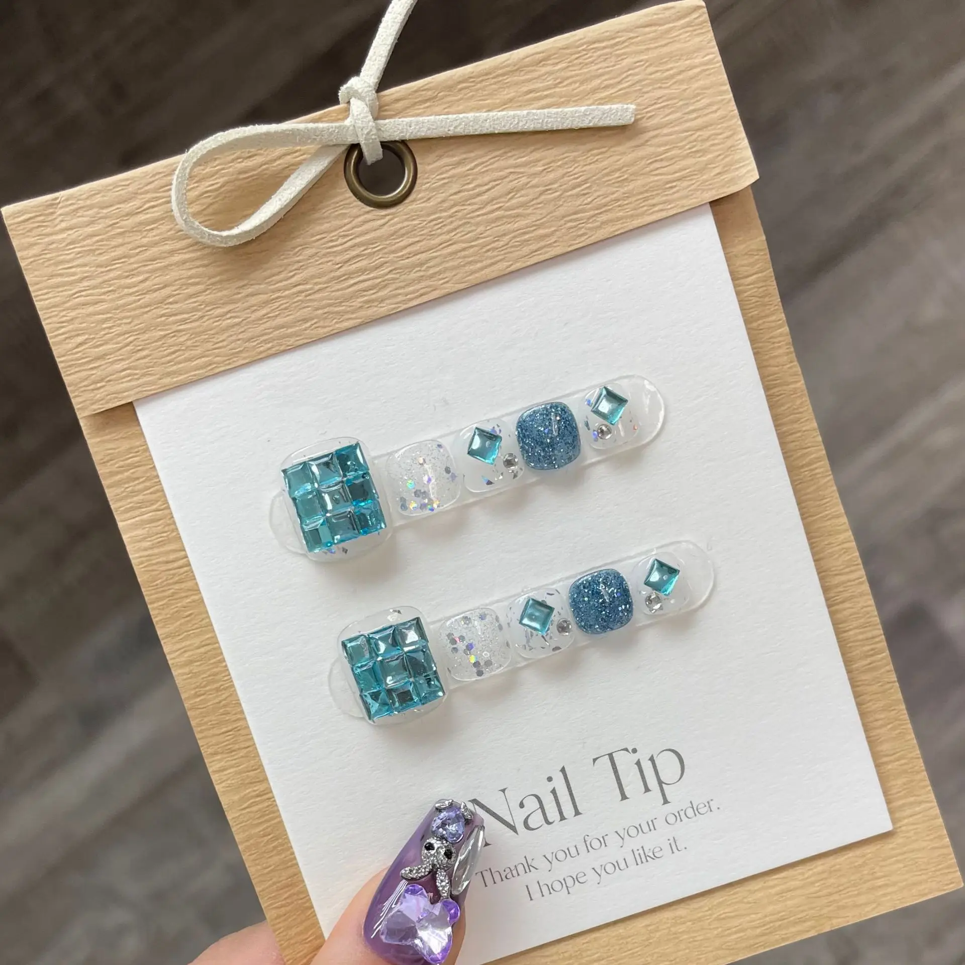 10 pcs Luxury Handmade Press on Nails Short Square LAVENDER DREAM Design False Nails with 4-PIECE Tool Adhesive Nail Glue Tabs
10 pcs Luxury Handmade Press on Nails Short Square LAVENDER DREAM Design False Nails with 4-PIECE Tool Adhesive Nail Glue Tabs