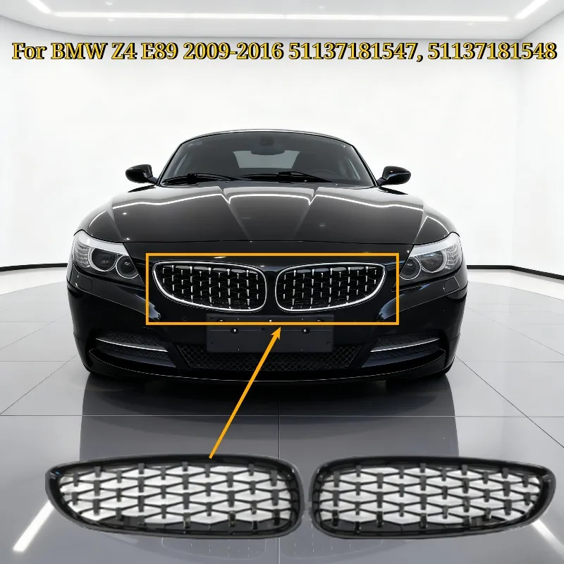 1 пара автомобильных передних решеток, сетчатая решетка для почек, глянцевый черный 51137181547 51137181548, автомобильные аксессуары для BMW Z4 E89 2009 2010-2016
1 пара автомобильных передних решеток, сетчатая решетка для почек, глянцевый черный 51137181547 51137181548, автомобильные аксессуары для BMW Z4 E89 2009 2010-2016
