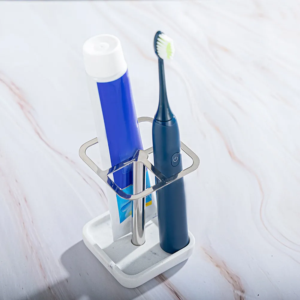 Stainless Steel Resin Toothbrush Holder Electric Toothbrush Stand Countertop Toothpaste Holder Multipurpose Bathroom Desktop
Stainless Steel Resin Toothbrush Holder Electric Toothbrush Stand Countertop Toothpaste Holder Multipurpose Bathroom Desktop
