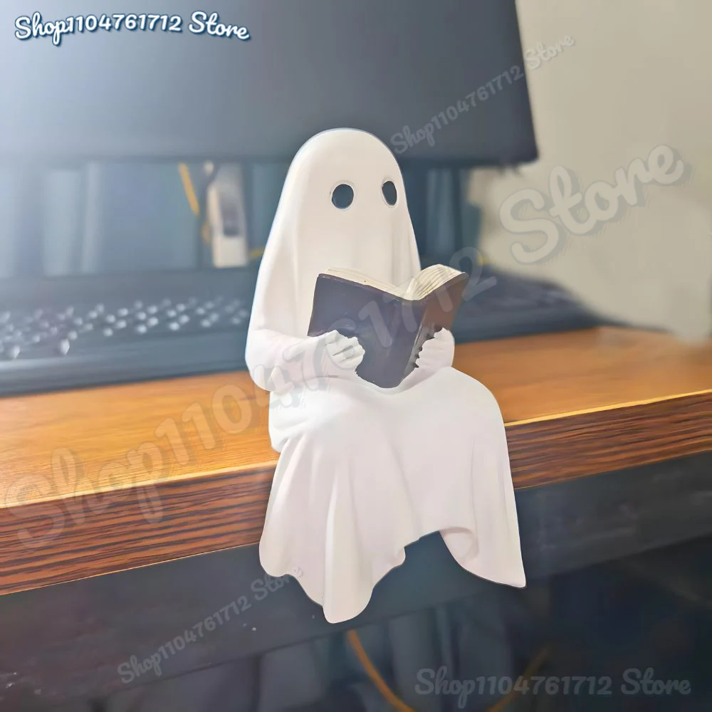 Cute Halloween Little Ghost Statue Ornaments for Loving Reading,Resin Crafts Little Ghost Reading Decoration,for Halloween Gift
Cute Halloween Little Ghost Statue Ornaments for Loving Reading,Resin Crafts Little Ghost Reading Decoration,for Halloween Gift