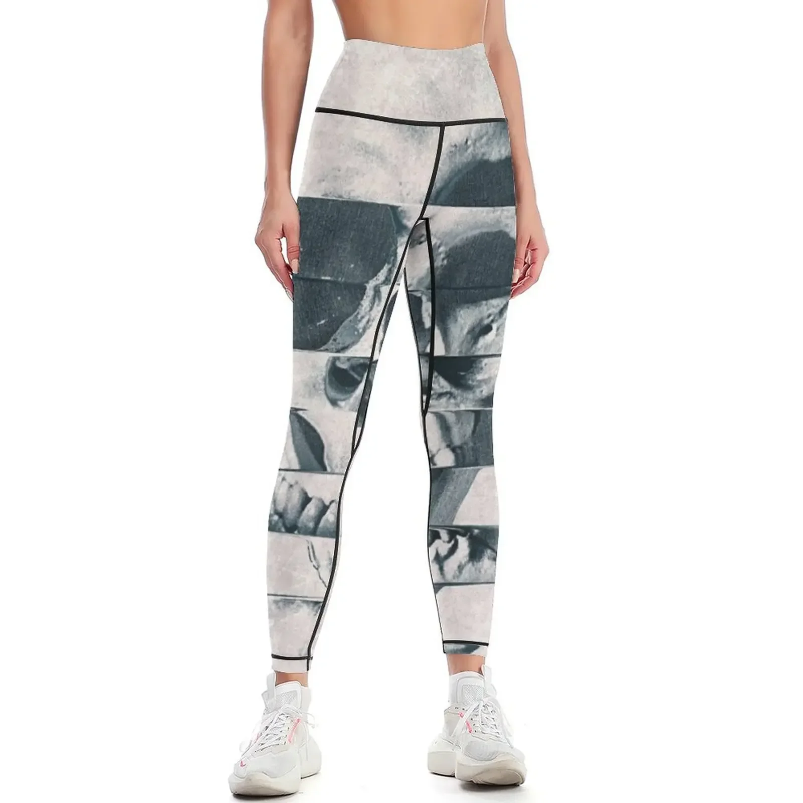 Glitch Skull Mono Leggings Women's pants sport pants gym top Training pants Womens Leggings
Glitch Skull Mono Leggings Women's pants sport pants gym top Training pants Womens Leggings