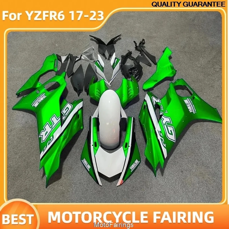 Motorcycle Fairing Set for YAMAHA YZF R6 YZF-R6 2017-2023 YZFR6 2017 2018 2022 2023 Perfect Fit White Green Bodykit
Motorcycle Fairing Set for YAMAHA YZF R6 YZF-R6 2017-2023 YZFR6 2017 2018 2022 2023 Perfect Fit White Green Bodykit