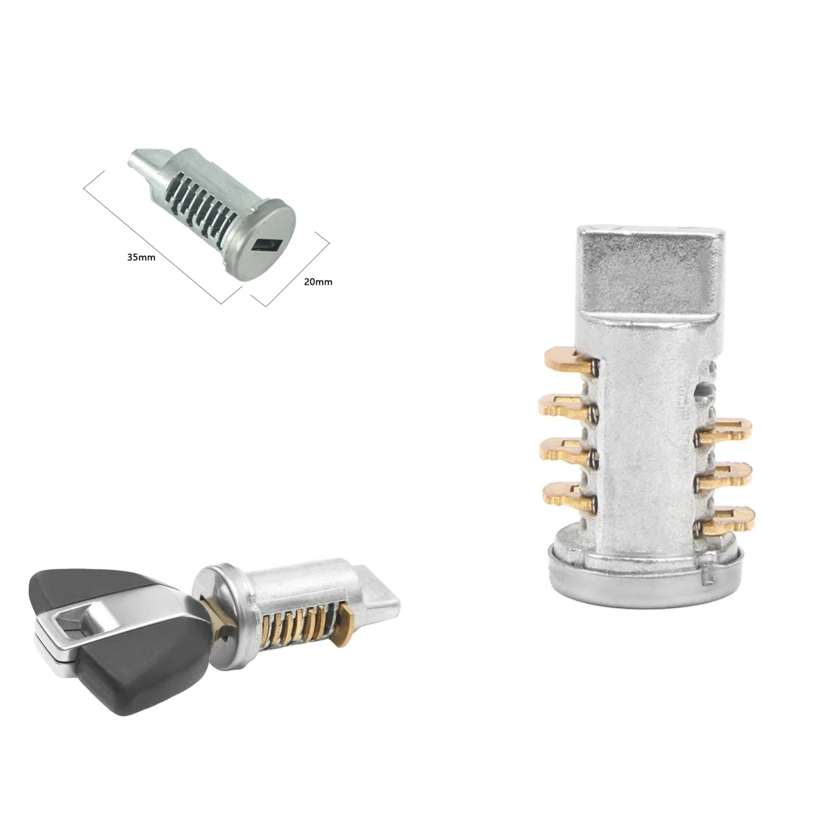 For BMW R1200GS R1250GS F750/850GS ADV Aluminum Pannier Lock Cylinder and Key
For BMW R1200GS R1250GS F750/850GS ADV Aluminum Pannier Lock Cylinder and Key