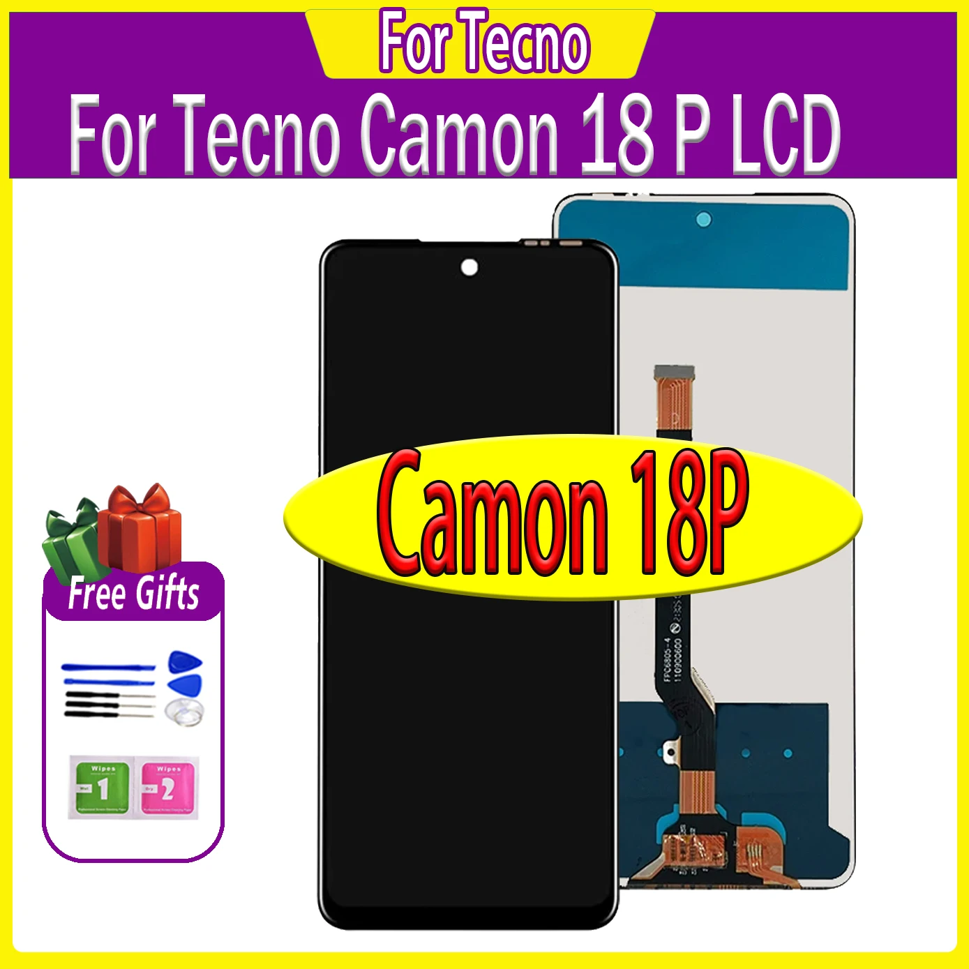 6,8 "для Tecno Camon 18 P CH7 CH7n ЖК-дисплей, сенсорная панель стеклянный экран для Tecno Camon 18 P ЖК-дигитайзер в сборе
6,8 "для Tecno Camon 18 P CH7 CH7n ЖК-дисплей, сенсорная панель стеклянный экран для Tecno Camon 18 P ЖК-дигитайзер в сборе