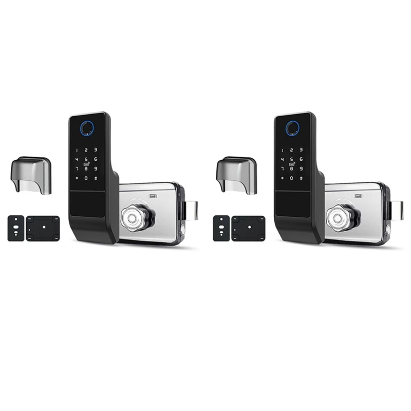 Hot-2X Waterproof Tuya Wifi Smart Door Lock Digital Password Double Fingerprint Electronic Rim Lock
Hot-2X Waterproof Tuya Wifi Smart Door Lock Digital Password Double Fingerprint Electronic Rim Lock