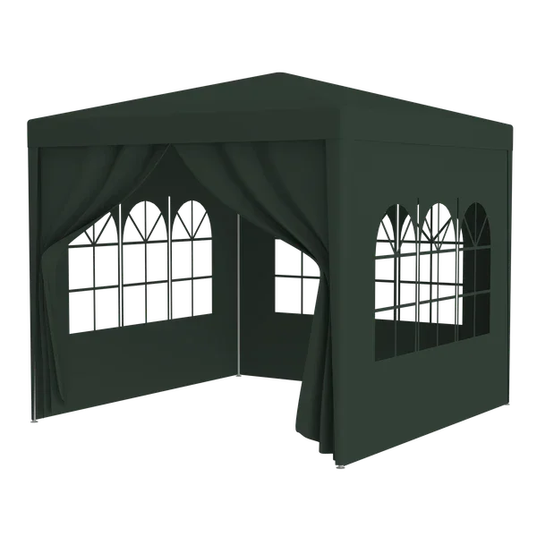 10'x10' Party Tent Outdoor Heavy Duty Gazebo Wedding + 4 Removable Walls ,Green
10'x10' Party Tent Outdoor Heavy Duty Gazebo Wedding + 4 Removable Walls ,Green