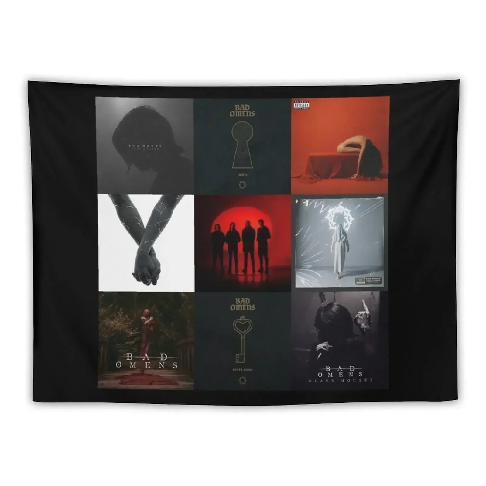 Bad Omens all albums, popular singles and members Tapestry Room Decorations Wall Decor Tapestry
Bad Omens all albums, popular singles and members Tapestry Room Decorations Wall Decor Tapestry