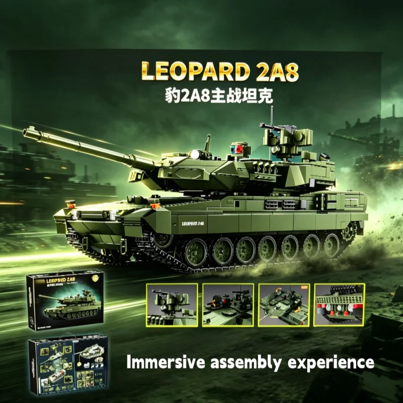 2026 MOC 2A8 Building Blocks Tank Model Educational DIY Bricks Army Armored Vehicle Assembly Toy Holiday Gift Cool Ornaments
2026 MOC 2A8 Building Blocks Tank Model Educational DIY Bricks Army Armored Vehicle Assembly Toy Holiday Gift Cool Ornaments