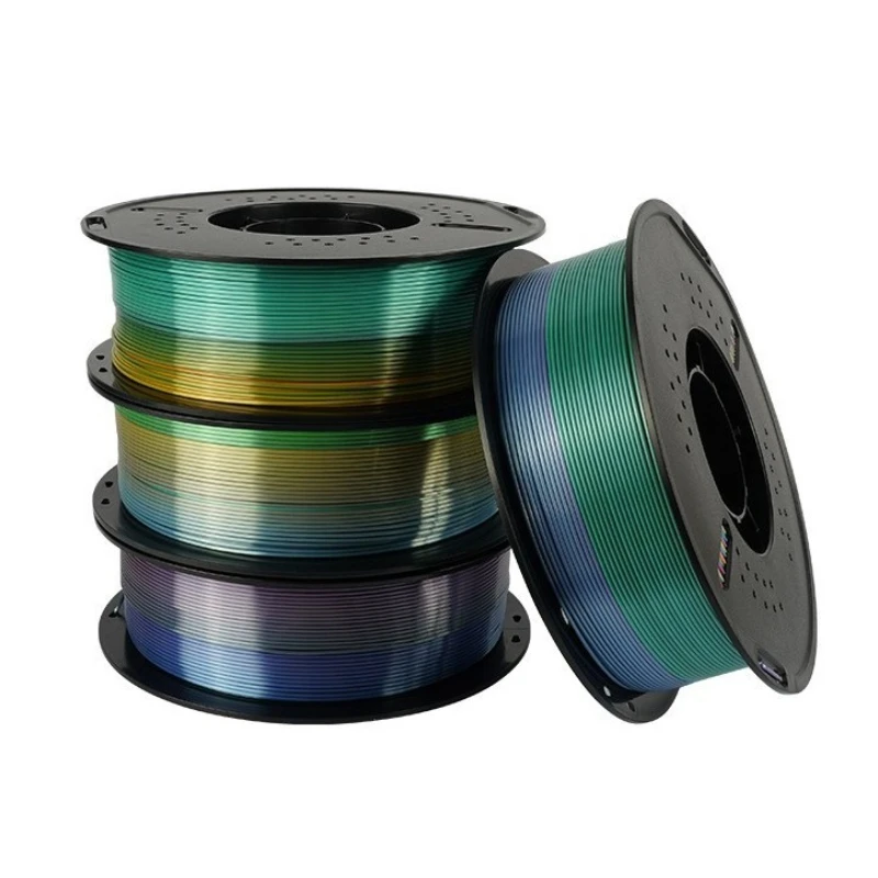 Dual & Triple Color Silk PLA 3D Printer Filament 1.75mm 1KG Gradient Multi-Color Smooth Flow FDM Printing for Artistic Models
Dual & Triple Color Silk PLA 3D Printer Filament 1.75mm 1KG Gradient Multi-Color Smooth Flow FDM Printing for Artistic Models