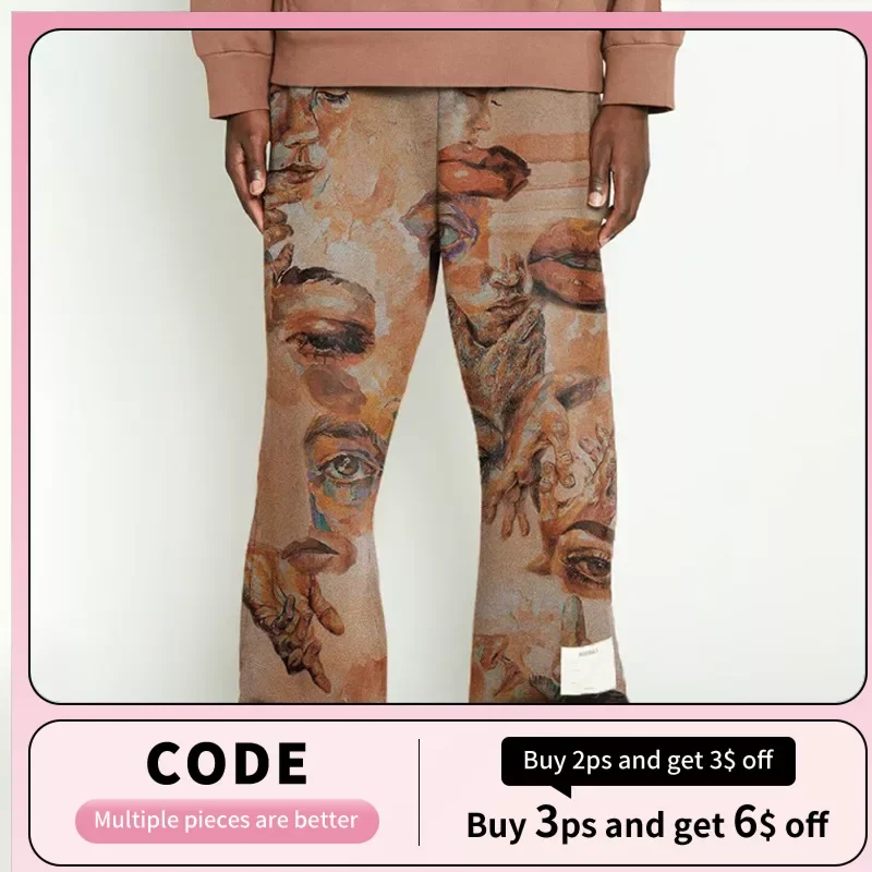 ZCSMLL 2022 New Men's Fashion Loose Wide Leg Pants European American Style Trend Printing Mid-waist Spring Man New Trousers
ZCSMLL 2022 New Men's Fashion Loose Wide Leg Pants European American Style Trend Printing Mid-waist Spring Man New Trousers