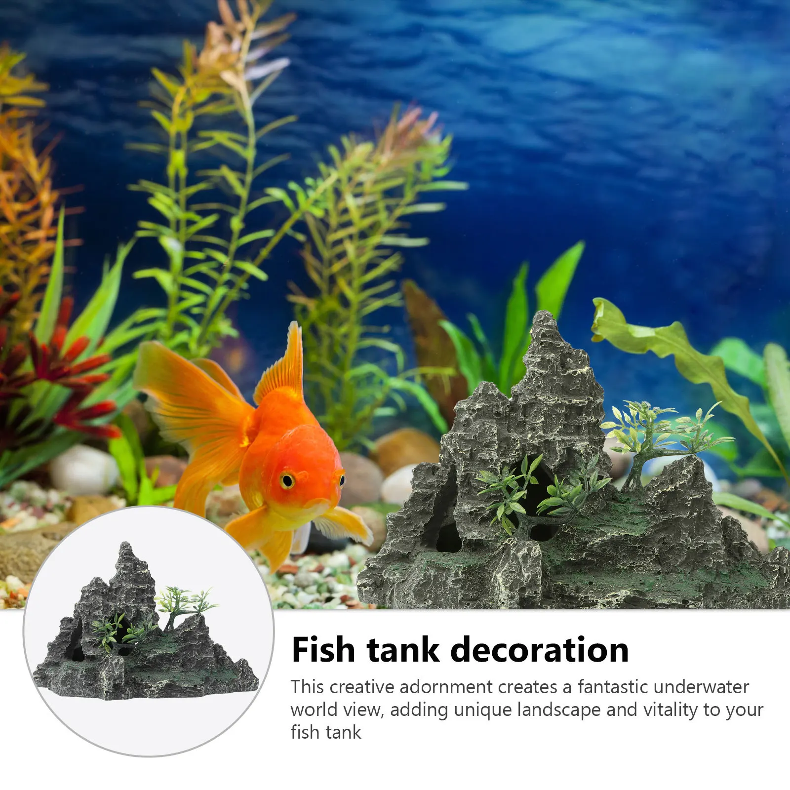1Pcs Chinese Style Aquarium Rockery Ornament Resin Fish Tank Decor Artificial Simulation Resin Rockery 
1Pcs Chinese Style Aquarium Rockery Ornament Resin Fish Tank Decor Artificial Simulation Resin Rockery