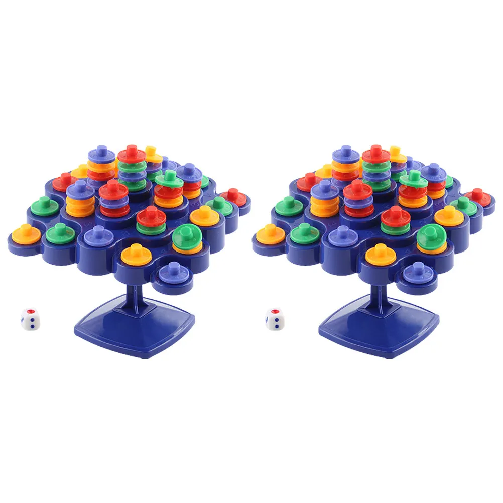 2Sets Intellectual Balance Tree Desktop Two-Person Strategy Game Bright Color Blocks Educational Plaything for Creativity
2Sets Intellectual Balance Tree Desktop Two-Person Strategy Game Bright Color Blocks Educational Plaything for Creativity