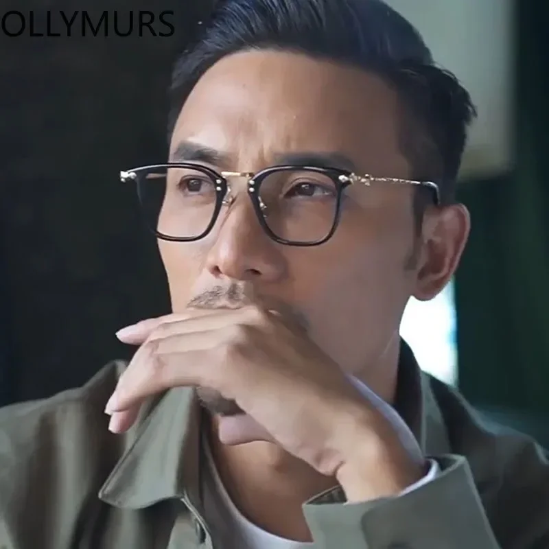 Ollymurs High Acetate Titanium Square Eyeglasses Spectacle quality Optical Glasses Frame Men and Women Fashion Frame
Ollymurs High Acetate Titanium Square Eyeglasses Spectacle quality Optical Glasses Frame Men and Women Fashion Frame