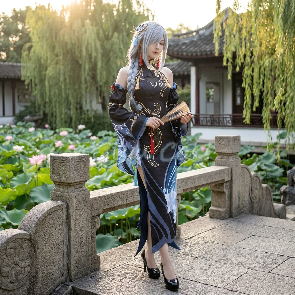 Genshin Impact Frostflower Dew Shenhe Cosplay Costume Full Set Carnival Uniform Halloween Party Masquerade for Women Game
Genshin Impact Frostflower Dew Shenhe Cosplay Costume Full Set Carnival Uniform Halloween Party Masquerade for Women Game