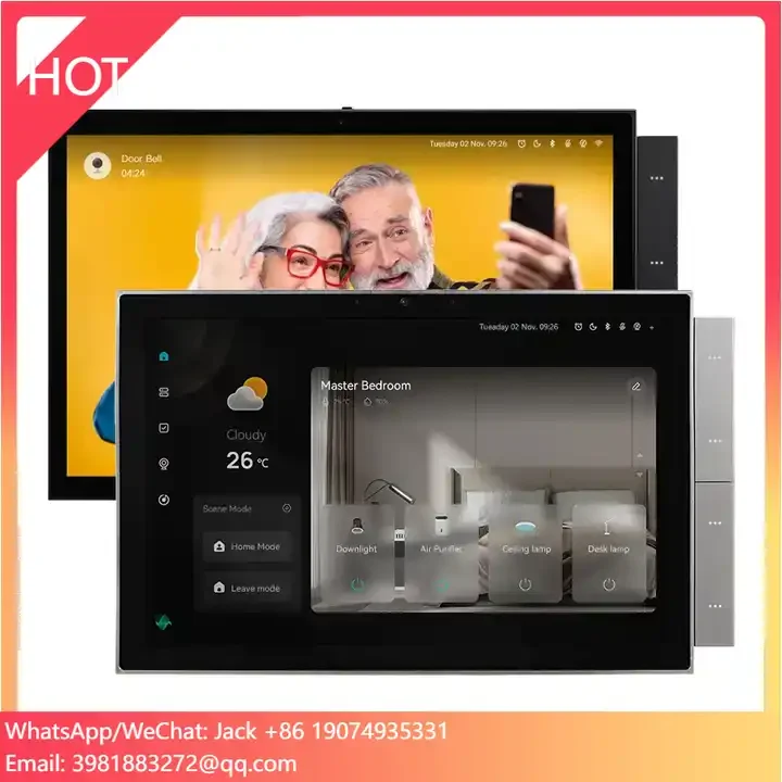 10.1 Inch Tuya Smart Home Automation Panel Support Background Music Panel Products
10.1 Inch Tuya Smart Home Automation Panel Support Background Music Panel Products