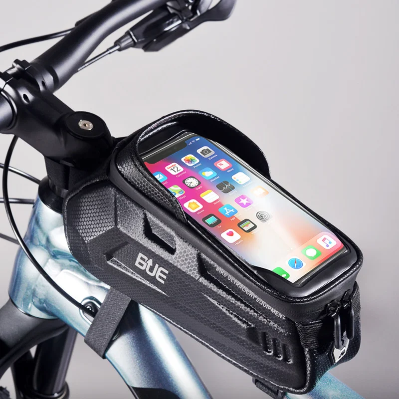 Rainproof Bike Bag Carbon Fiber Bicycle Front Front Tube Frame Bag Waterproof 9 Inch Phone Case Touch Screen MTB Road Bike Bag
Rainproof Bike Bag Carbon Fiber Bicycle Front Front Tube Frame Bag Waterproof 9 Inch Phone Case Touch Screen MTB Road Bike Bag