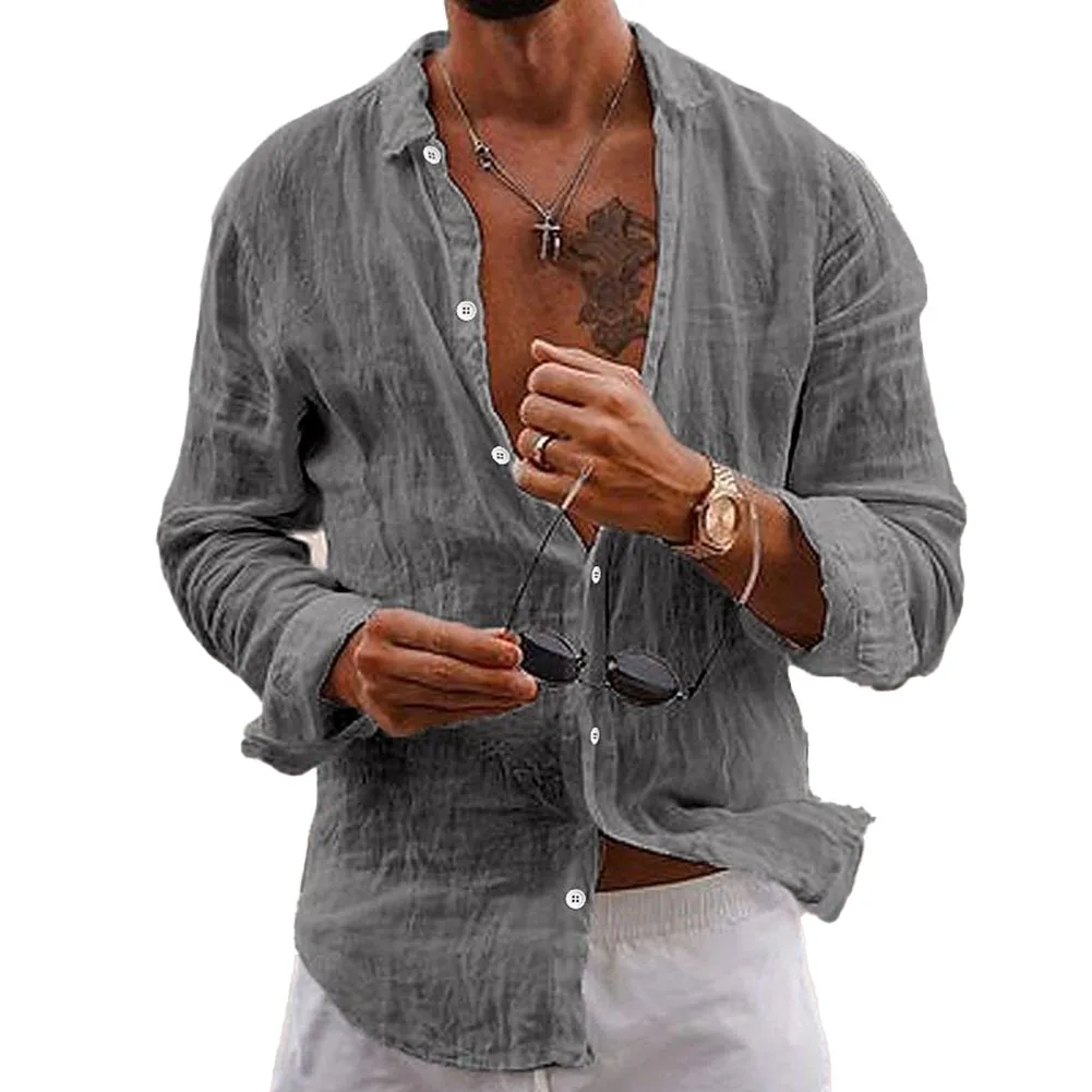 Tops Mens Shirts Button Down Shirts Casual Classic Comfortable Cotton Linen Lightweight Long Sleeve Loose Blouse
Tops Mens Shirts Button Down Shirts Casual Classic Comfortable Cotton Linen Lightweight Long Sleeve Loose Blouse