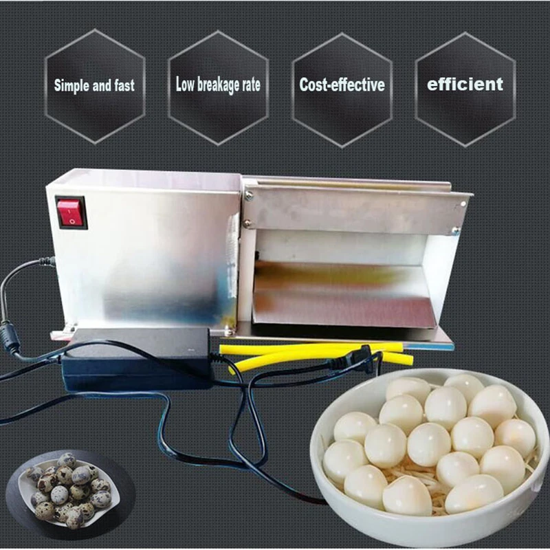 Commercial Electric Quail Egg Sheller Peeling Machine Stainless Steel Quail Egg Peeler Machine Bird Egg Shelling Machine
Commercial Electric Quail Egg Sheller Peeling Machine Stainless Steel Quail Egg Peeler Machine Bird Egg Shelling Machine