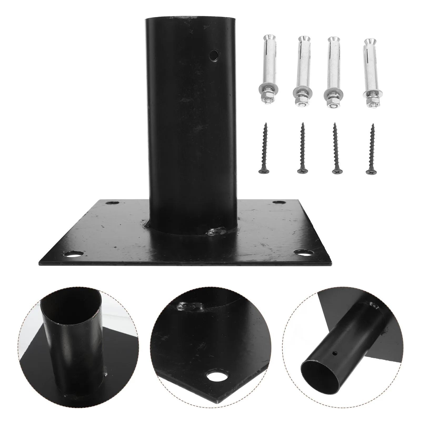 1Set Fixed Iron Fence Post Base Bracket Heavy Duty Metal Ground Spike Anchor for Wood Post Support Deck Mailbox Fence Fixing
1Set Fixed Iron Fence Post Base Bracket Heavy Duty Metal Ground Spike Anchor for Wood Post Support Deck Mailbox Fence Fixing