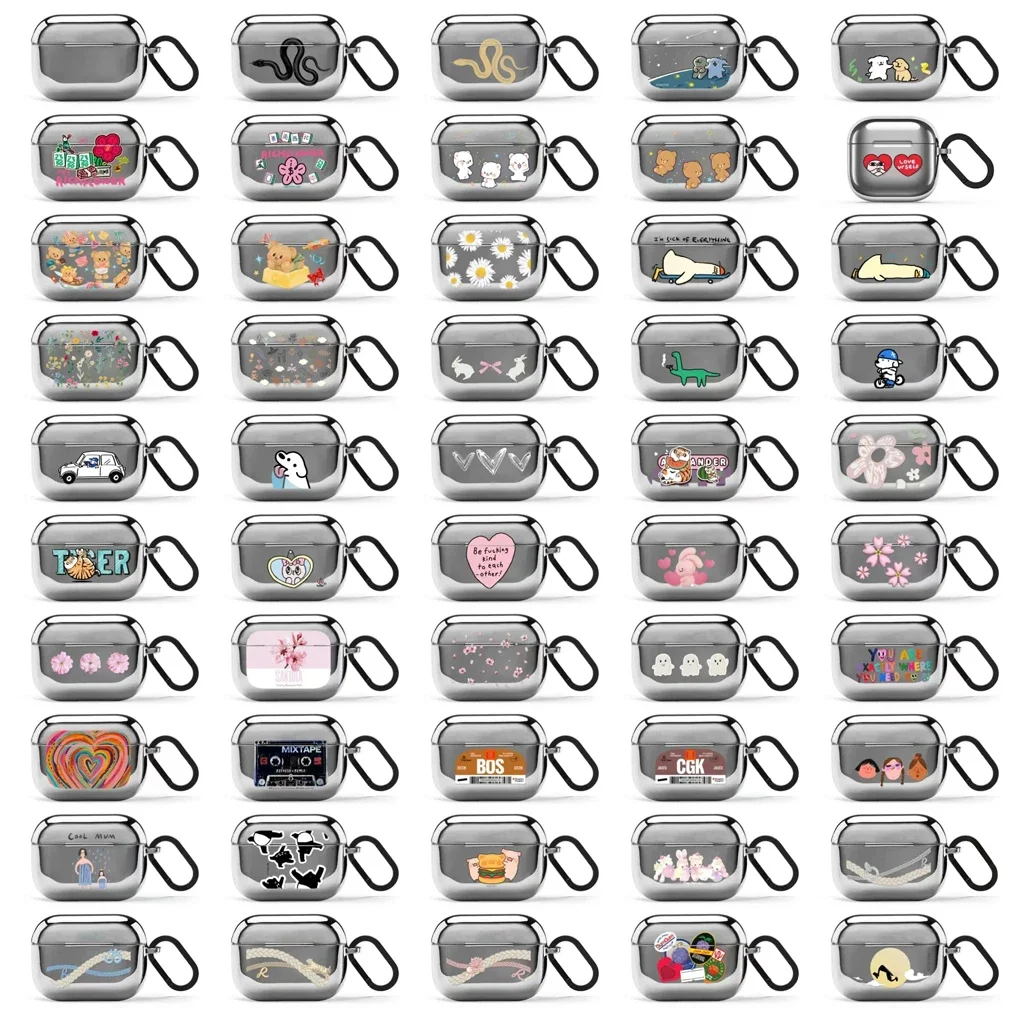 Cartoon Electroplated Protective Case for AirPods Pro2 Pro 4 3 Pro Earbuds Charging Box Cover with Hook
Cartoon Electroplated Protective Case for AirPods Pro2 Pro 4 3 Pro Earbuds Charging Box Cover with Hook