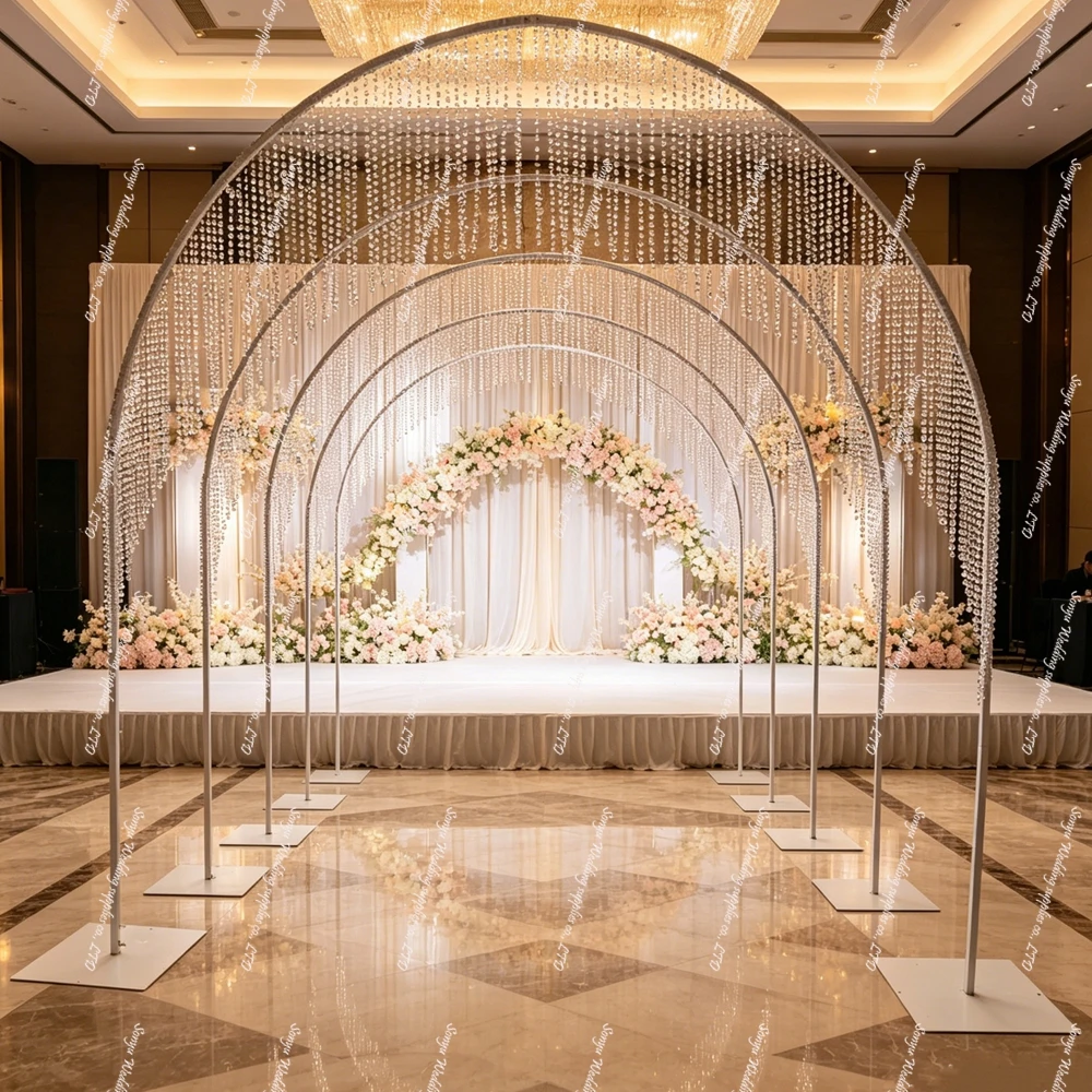 1pcs Curved LED Crystal Beaded Curtain Wedding Backdrop,Decor Arch Stand for Birthday Party Photo Booth Event Decor
1pcs Curved LED Crystal Beaded Curtain Wedding Backdrop,Decor Arch Stand for Birthday Party Photo Booth Event Decor